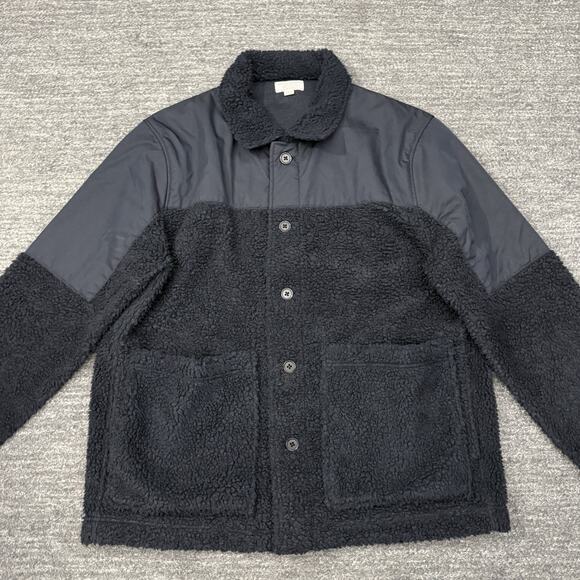 Wallace and Barnes Jacket Men 2XL XXL Blue Sherpa Chore Barn Coat Workwear Boat - Picture 1 of 9